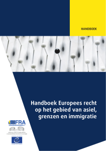 Handboek Europees recht op het gebied van asiel, grenzen en