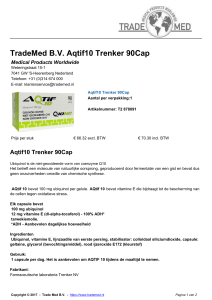 TradeMed B.V. Aqtif10 Trenker 90Cap