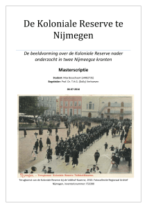 De Koloniale Reserve te Nijmegen