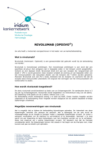 nivolumab (opdivo®) - Iridium Kankernetwerk