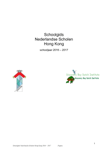 Onze schoolgids voor 2016-2017 - Stichting Nederlandse School