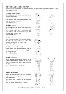 Stretching schouder spieren - en manuele therapie Coertjens