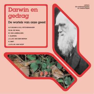 Darwin en gedrag - Biowetenschappen en Maatschappij