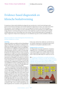 Evidence-based diagnostiek en klinische besluitvorming