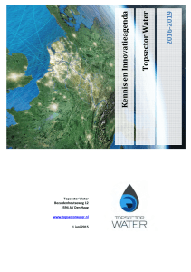 Kennis en Innovatieagenda Topsector Water 2016-2019