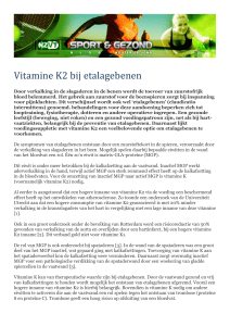 Printversie Vitamine K2 bij etalagebenen