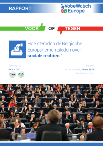 RaPpORT Hoe stemden de Belgische Europarlementsleden