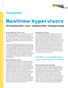 Realtime hypervisors