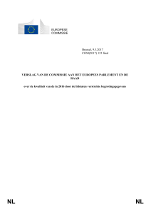 verslag van de commissie aan het europees parlement en de