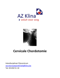 Cervicale Chordotomie
