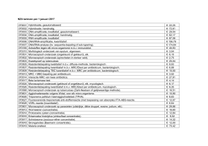 NZA tarieven per 1 januari 2017 070001 Hybridisatie