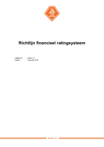 Richtlijn financieel ratingsysteem