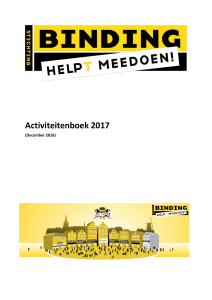 Activiteitenboek 2017