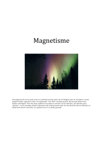 Magnetisme - Telenet Users