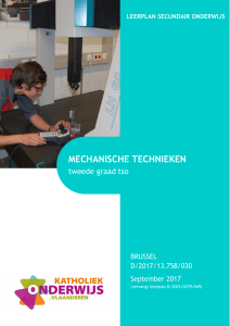 mechanische technieken - VVKSO - ICT