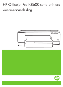 HP Officejet K8600 Series Printer User Guide - NLWW