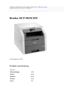 Brother DCP-9015CDW : V-LITE Computer en reparatie service