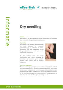 Dry needling - Elkerliek ziekenhuis