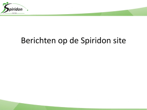 Berichten op de Spiridon site