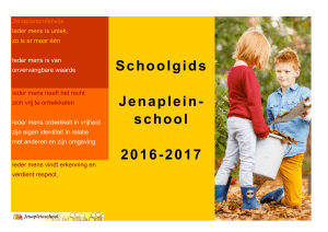 Schoolgids Jenaplein- school 2016-2017