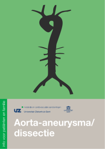 Aorta-aneurysma/ dissectie