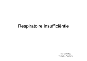 Respiratoire insufficiëntie