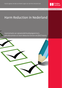Harm Reduction in Nederland - Trimbos