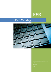 PVB Verslag