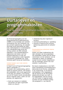 A5 Flyer - Hoogwaterbeschermingsprogramma