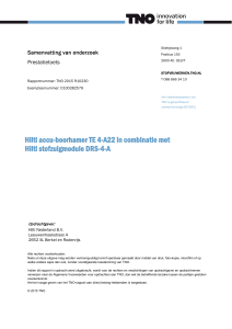 Hilti accu-boorhamer TE 4-A22 in combinatie met Hilti