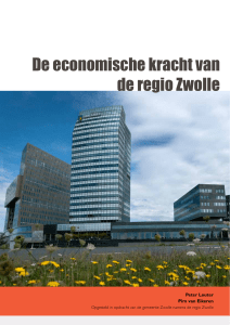 De economische kracht van de regio Zwolle
