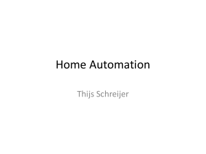 Home Automation - Thijs Schreijer