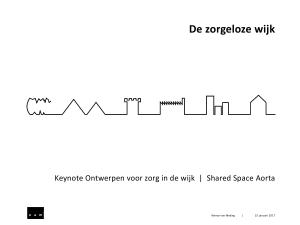 De zorgeloze wijk