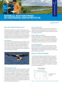 nationaal natuurnetwerk de ecologische hoofdstructuur nationaal