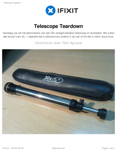 Telescope Teardown