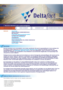 Remote Sensing voor waterveiligheid - Deltaproof