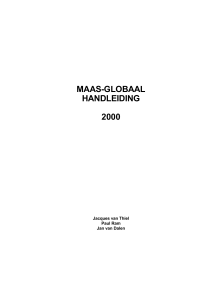 handleiding bij de MAAS-globaal