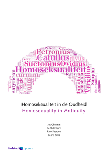 Homoseksualiteit in de Oudheid Homosexuality in