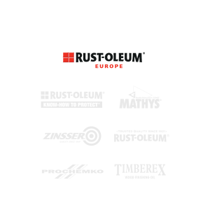Rust-Oleum Europe brochure