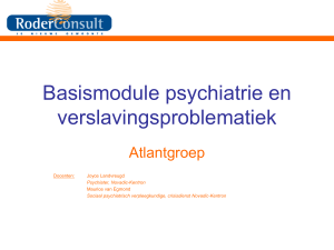 Presentatie psychiatrie en