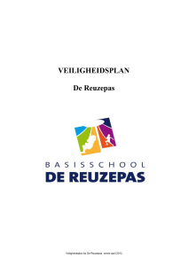 veiligheidsplan 2011 - Basisschool de Reuzepas