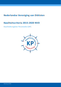 NVD Kwaliteitscriteria 2015-2020