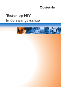Testen op HIV in de zwangerschap