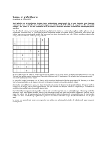 Sudoku en grafentheorie