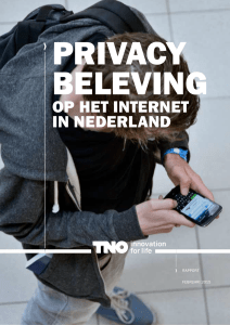 Privacybeleving op het internet in Nederland