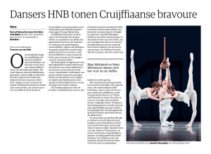 Dansers HNB tonen Cruijffiaanse bravoure