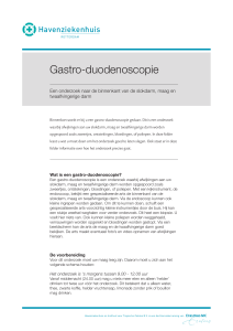 Gastro-duodenoscopie - Havenziekenhuis Rotterdam