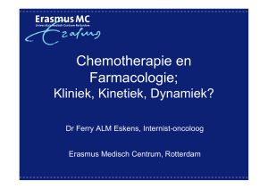 Chemotherapie en Farmacologie - Nederlandse Vereniging voor