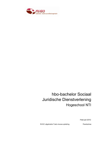 hbo-bachelor Sociaal Juridische Dienstverlening