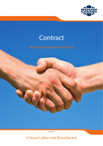 Contract - Bouwgarant